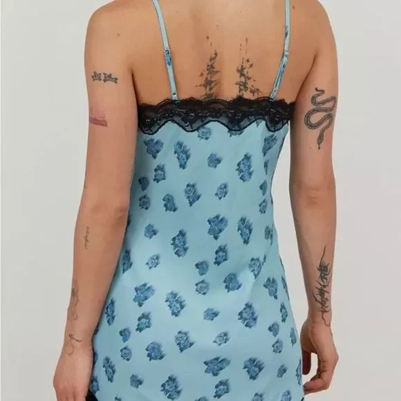 Out From Under Juliette Asymmetrical Satin Slip - Picture 4 of 10